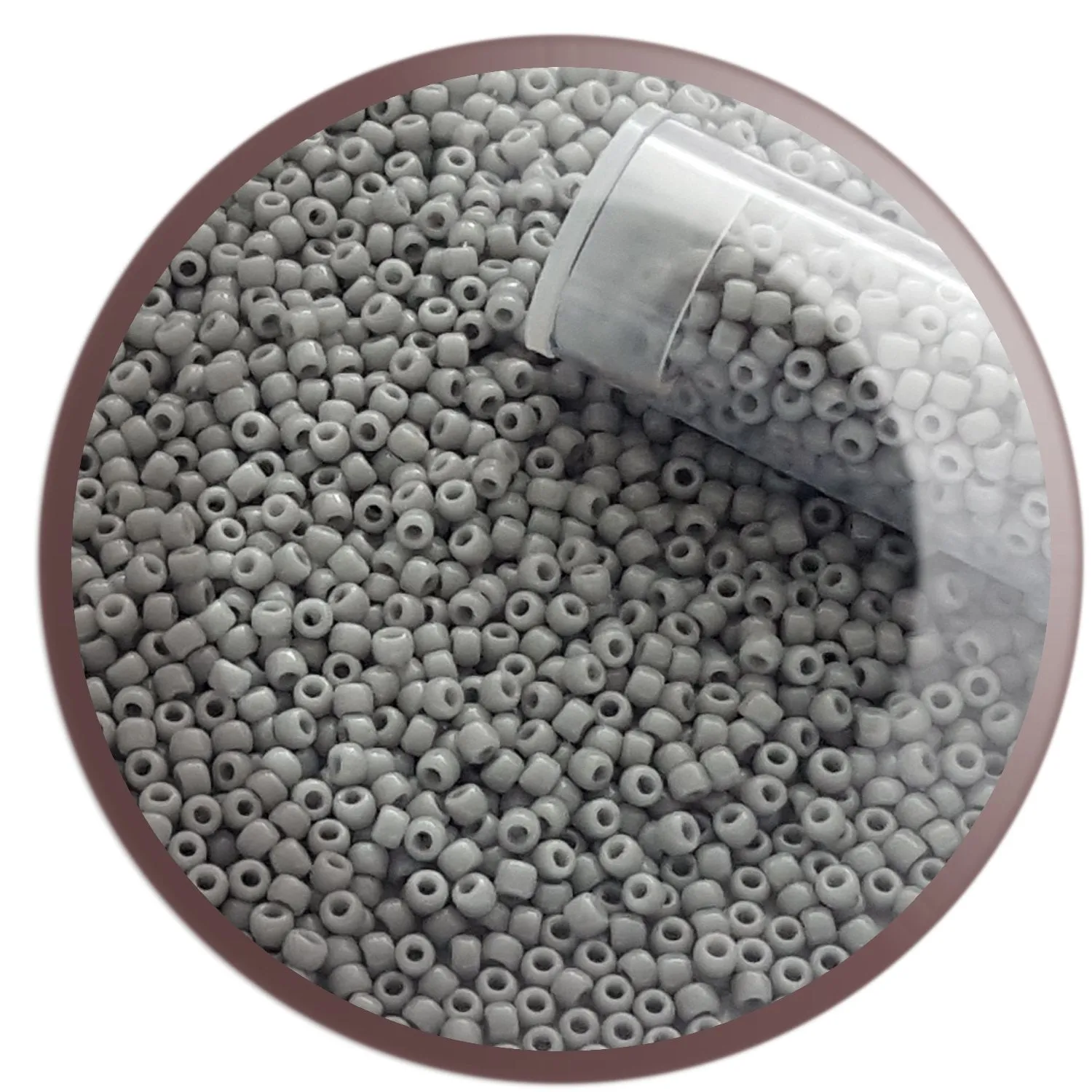 11/0 TR-53 Grey Opaque 10g/30g Round Toho Seed Beads | Beading Supply