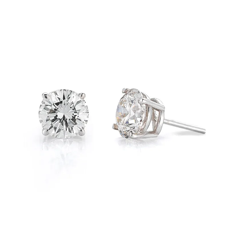 3/4 CTW Diamond Stud Earrings - Classic