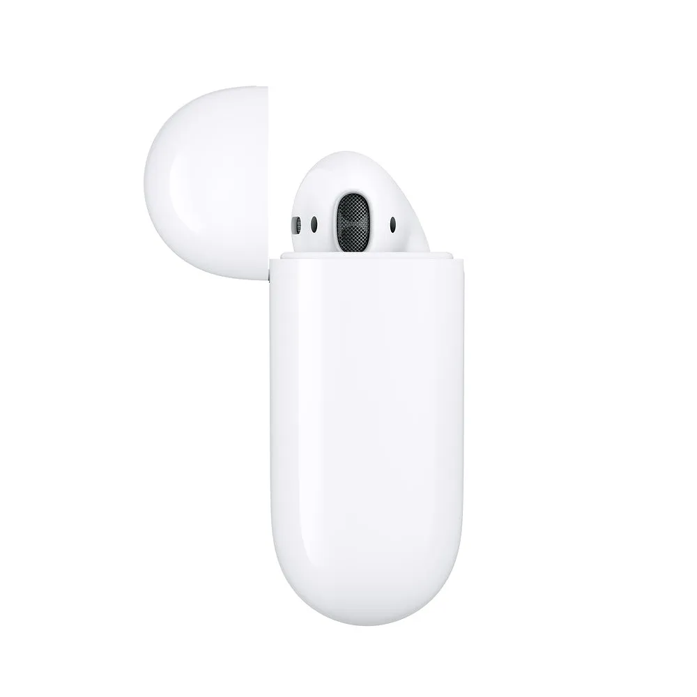 Apple AirPods with Charging Case (2nd Gen) Bundle with Velcro Cable Ties   USB Wall & Car Charger