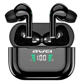 Awei Bluetooth Led Digital Display Ture Wireless Sports IPX4 Waterproof TWS Earbuds