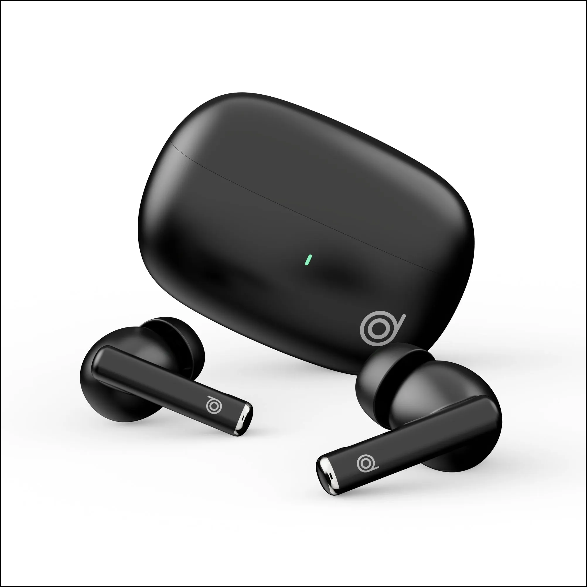 BoomAir Bass TWS Environmental Noise Cancelling Earbuds - Dual Mic, Bluetooth 5.3, USB-C - digifon