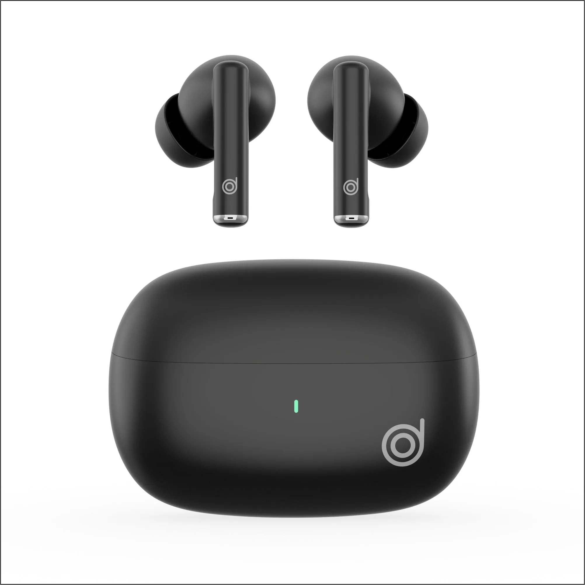 BoomAir Bass TWS Environmental Noise Cancelling Earbuds - Dual Mic, Bluetooth 5.3, USB-C - digifon