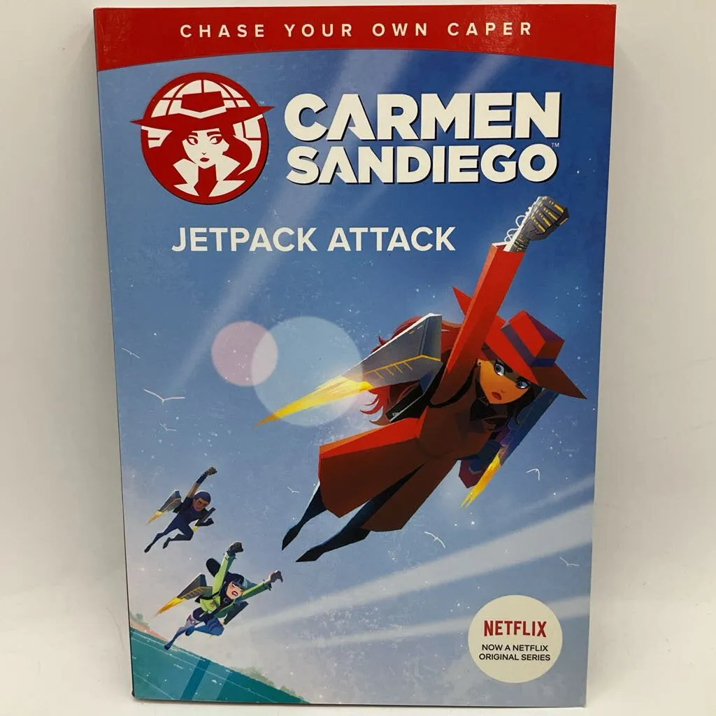 Carmen Sandiego Jetpack Attack (paperback)