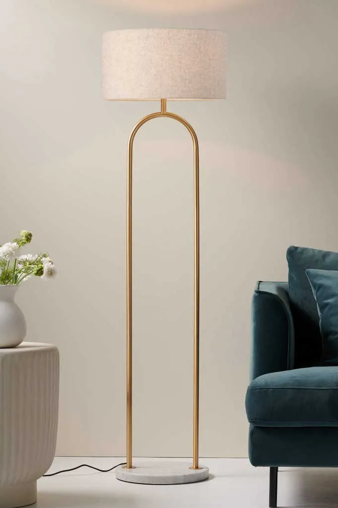 Chessington Marble Floor Lamp