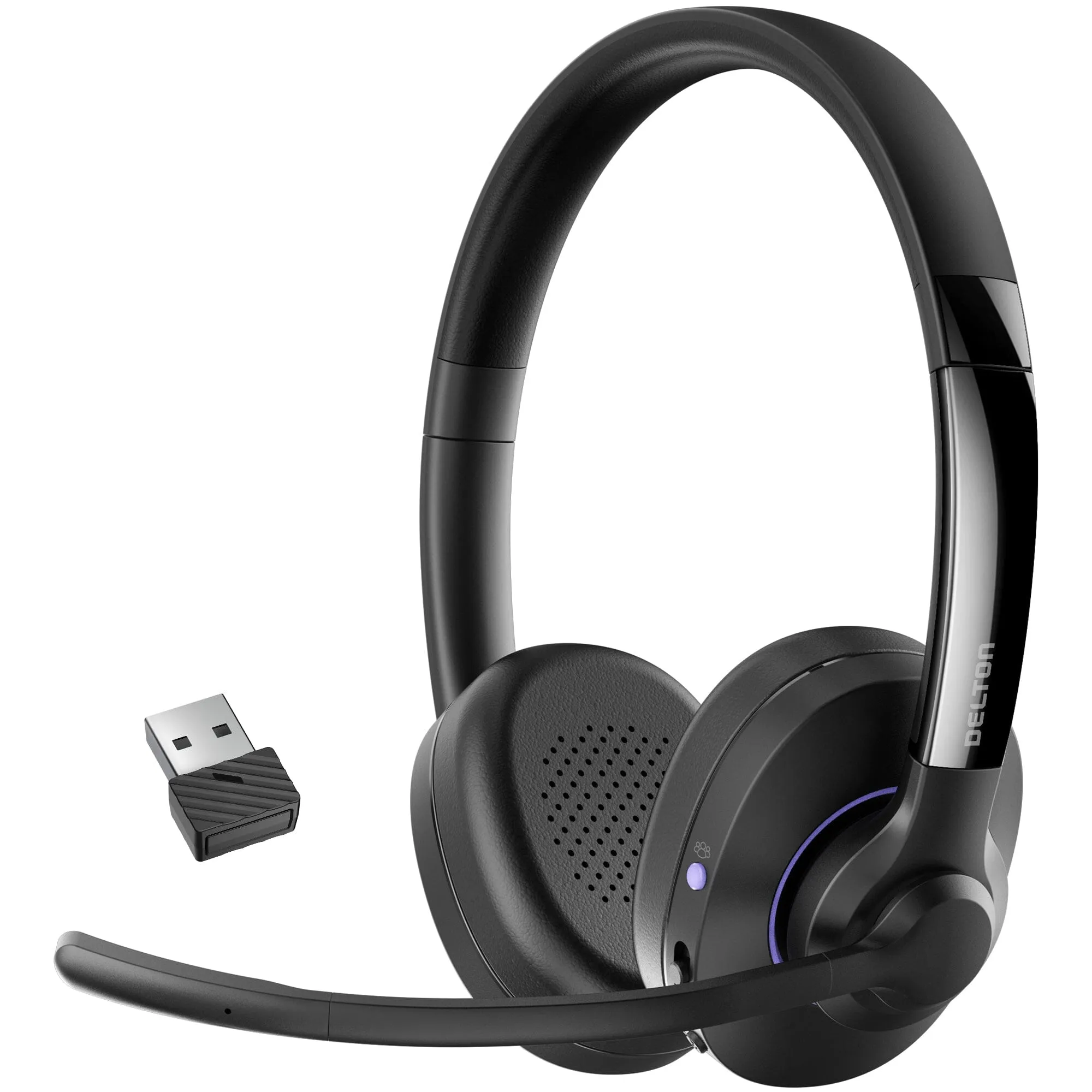 Delton 60X Wireless Headset with Noise Cancelling Microphone and USB Dongle