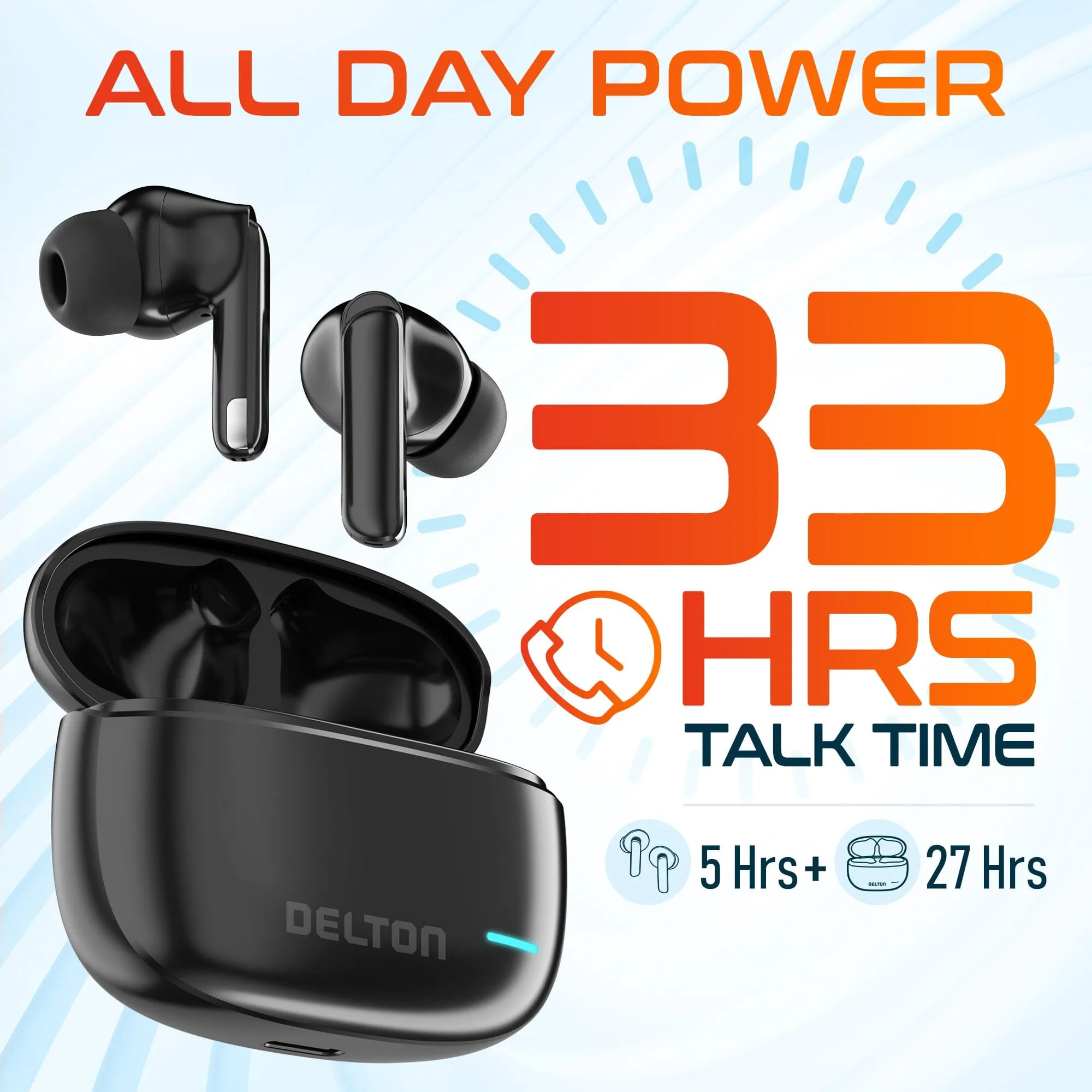 Delton T70 Wireless Earbuds Bluetooth Computer Headset Professional Executive Headphone