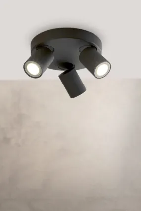 Elgin Adjustable Triple Ceiling Spotlight