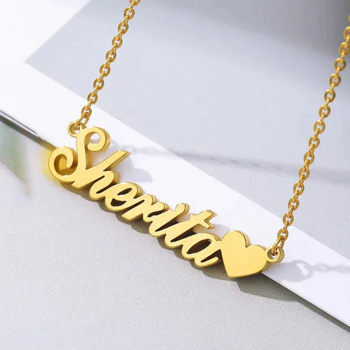 Heart Name Necklace