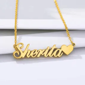 Heart Name Necklace