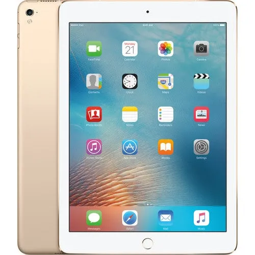 iPad Pro 9.7-inch (128GB, Wi-Fi   4G LTE Cellular, Gold) MLQ52LL/A 2016 Model