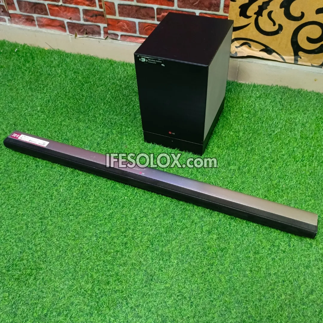 LG NB4530A 2.1Ch 310W Elegant Super Slim Bluetooth Sound Bar with Wireless Subwoofer - Foreign Used