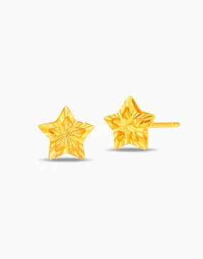 LVC 9IN Cassiopea 999 Gold Earrings