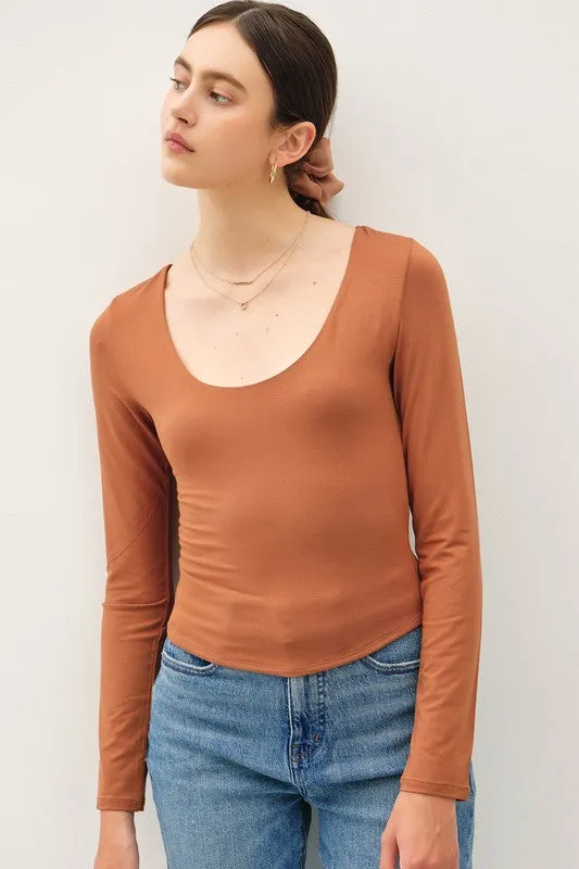 MIRANDA BASIC LONG SLEEVE TOP