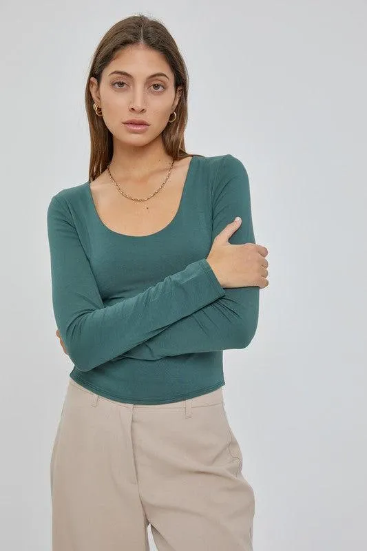 MIRANDA BASIC LONG SLEEVE TOP