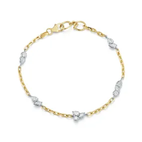 Posey Two-Tone Station Bracelet