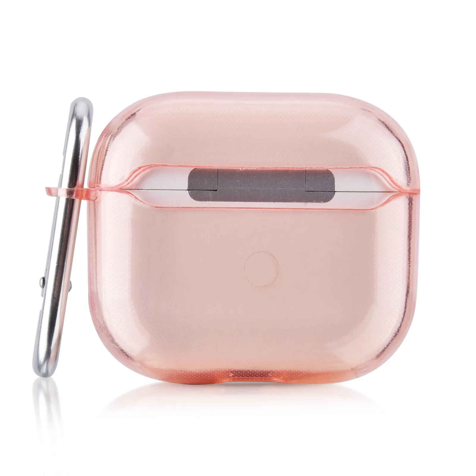 Protective TPU Clear Case for AirPods 3 Case Generation 3rd with Keychain