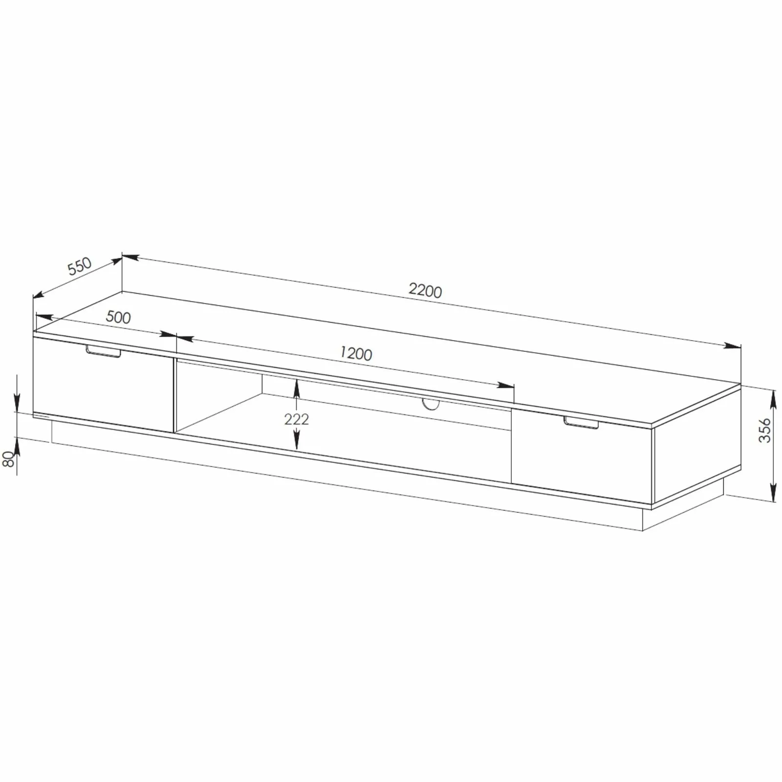 RIO2200LL OAK Entertainment Unit by Tauris­™