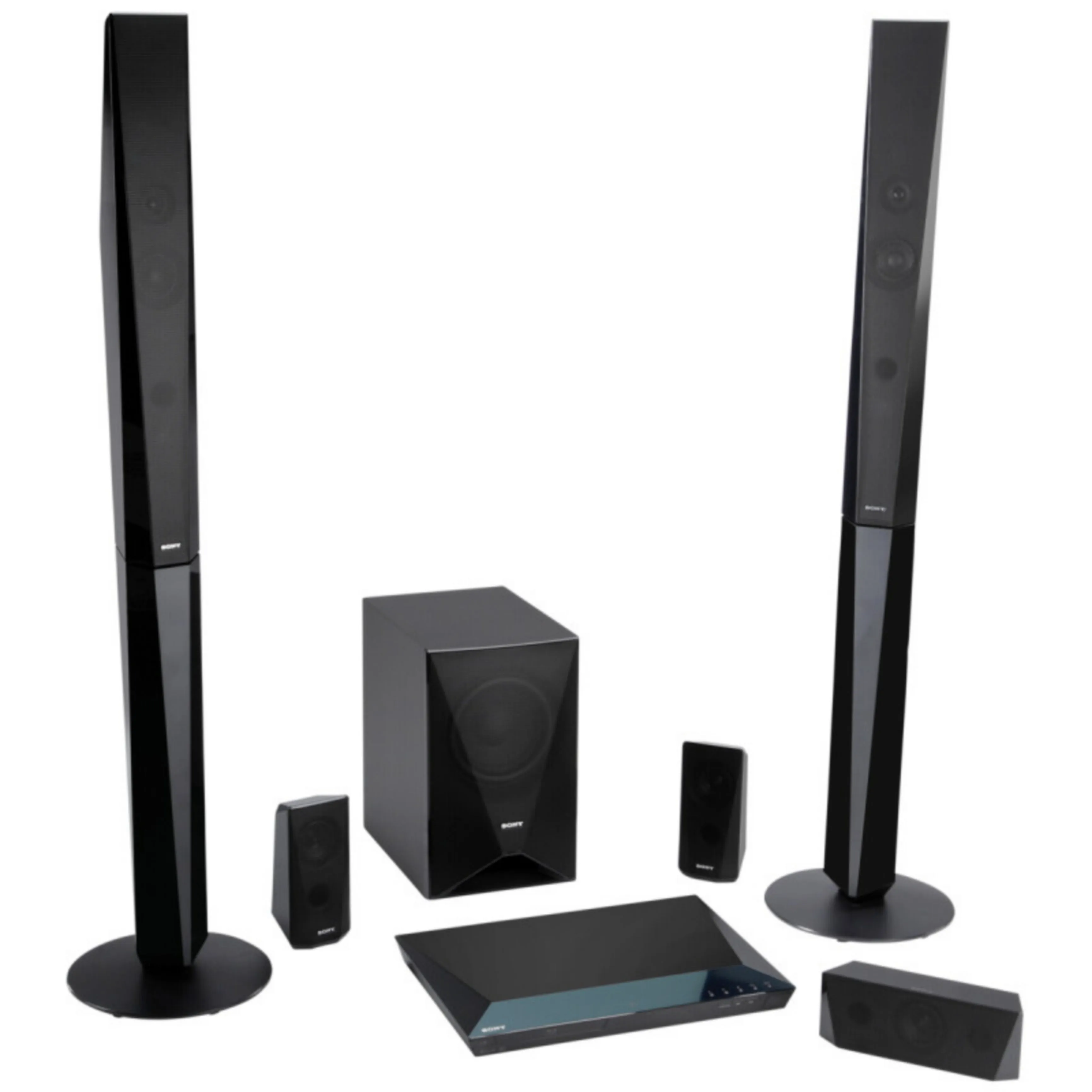 Sony BDV-E4100 5.1Ch Smart Bluetooth Blu-ray 3D DVD Tower Home Cinema System (Built-in WiFi, Full Smart) - London Used