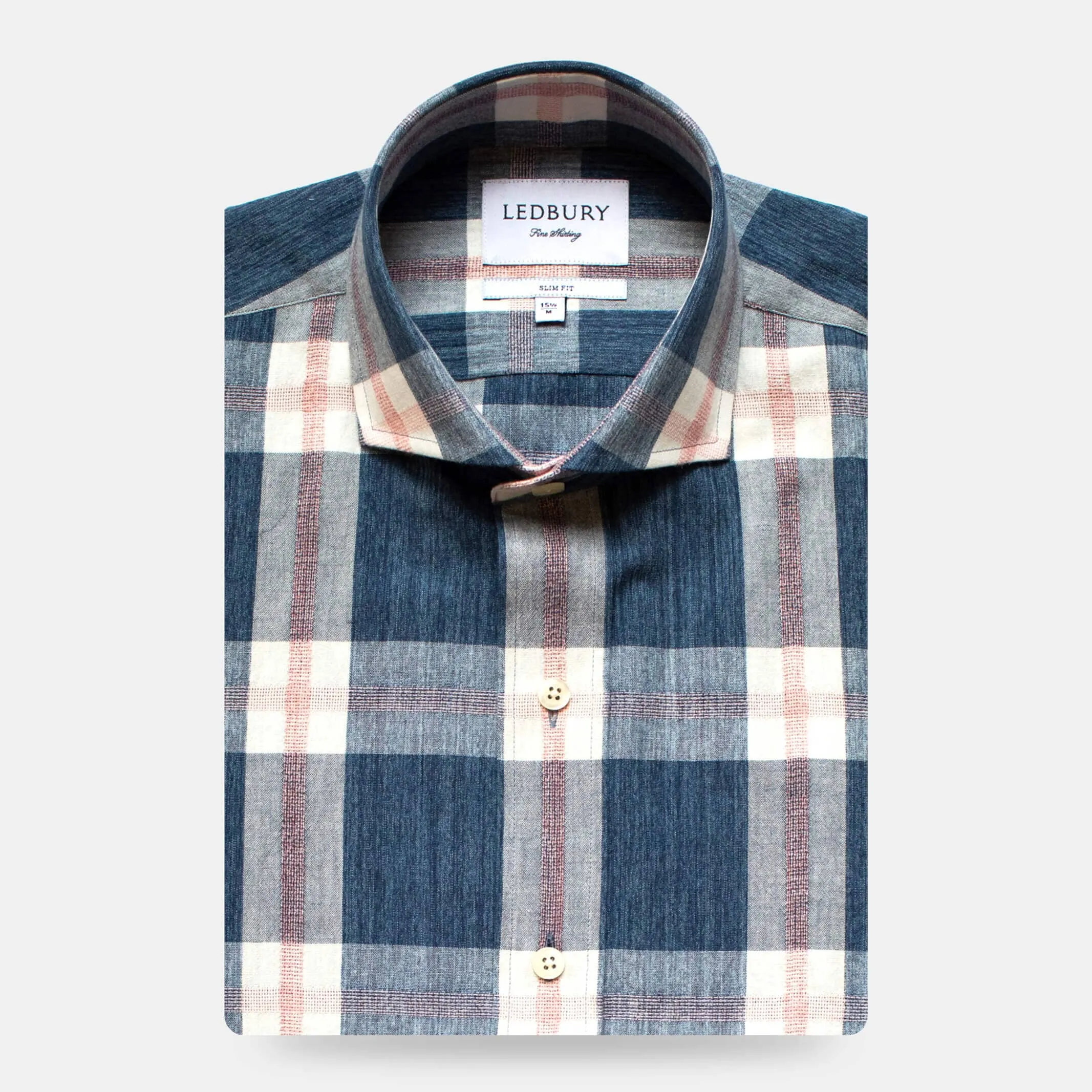 The Cadet Blue Rawls Plaid Custom Shirt