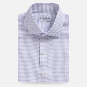 The Lavender Owenby Comfort Stretch Check Custom Shirt