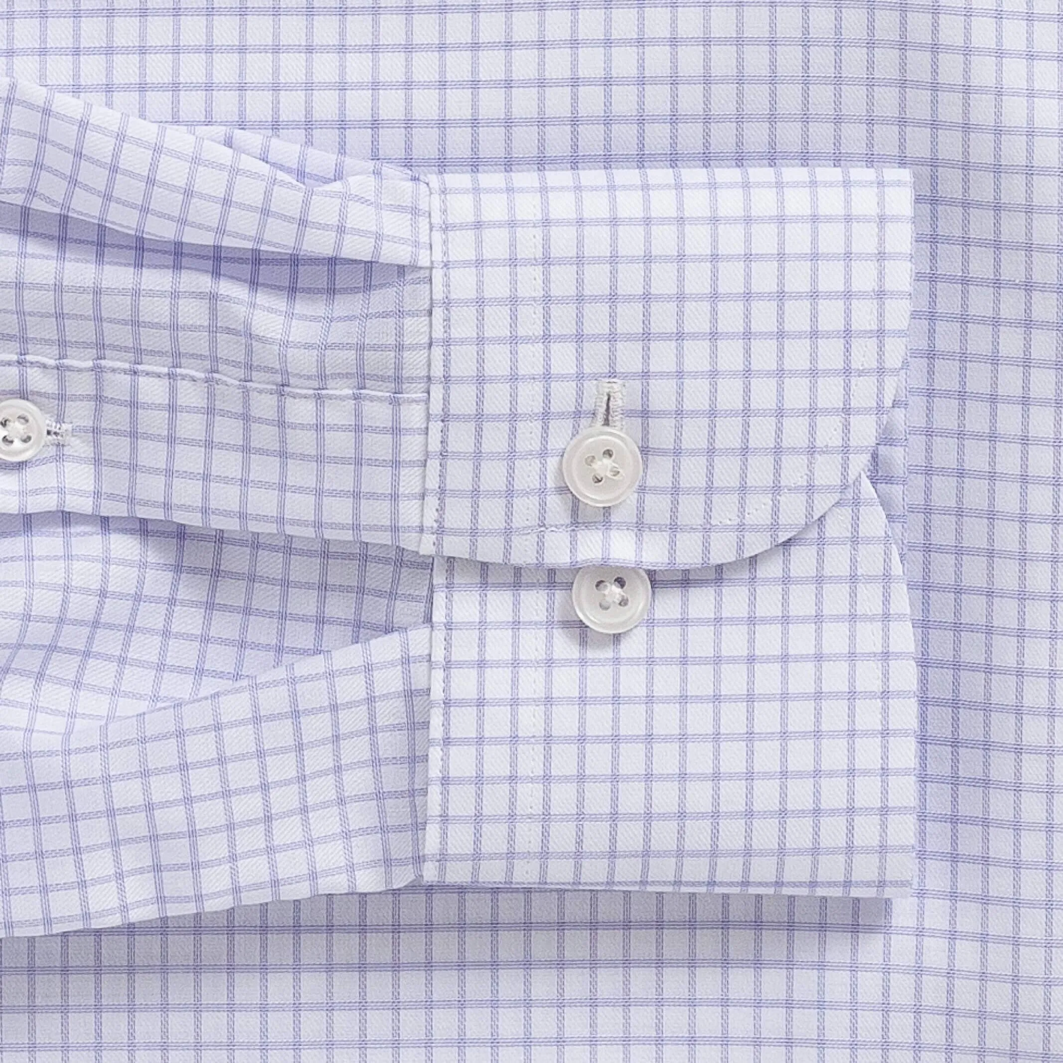 The Lavender Owenby Comfort Stretch Check Custom Shirt