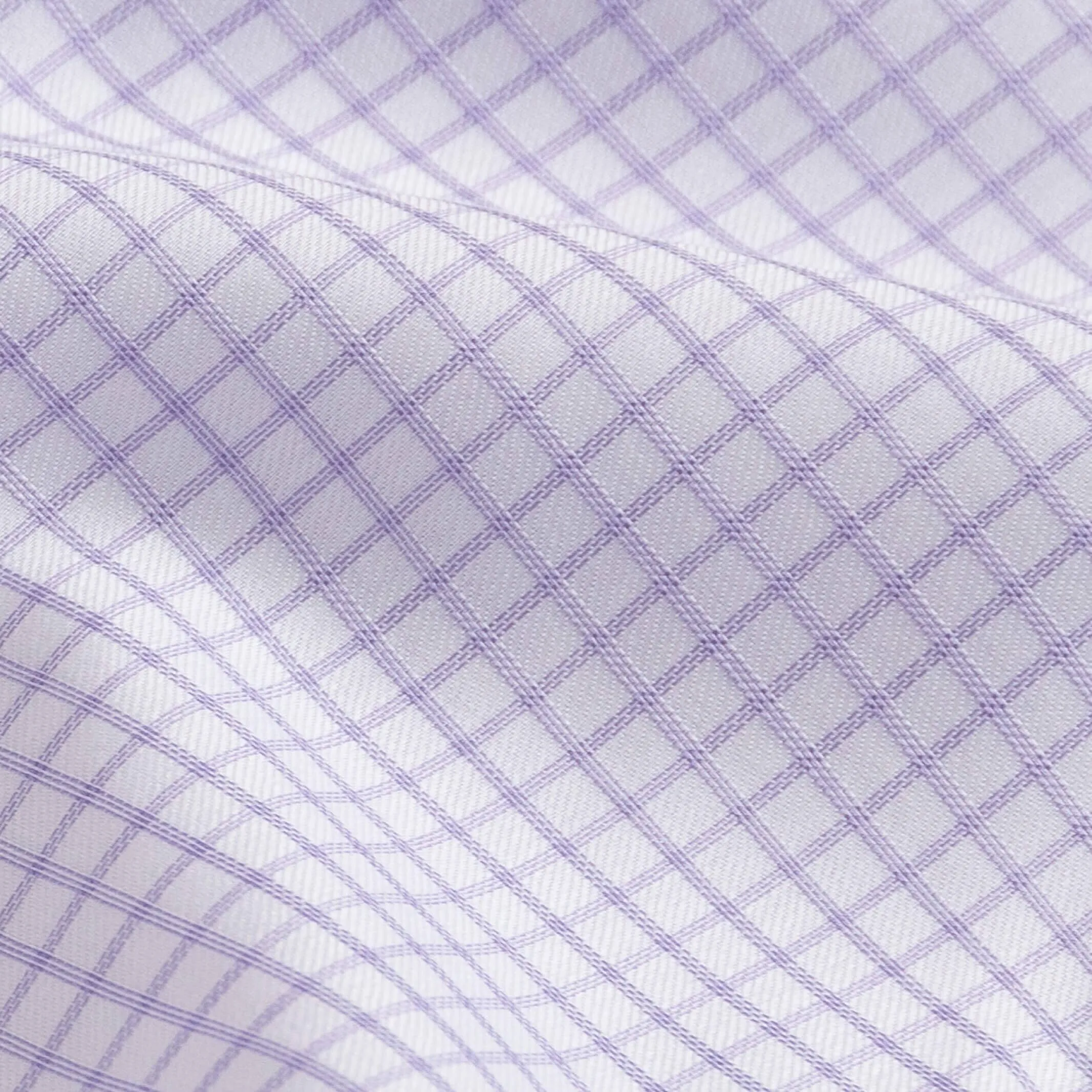 The Lavender Owenby Comfort Stretch Check Custom Shirt