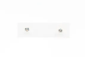 Yellow Gold Aquamarine Earrings